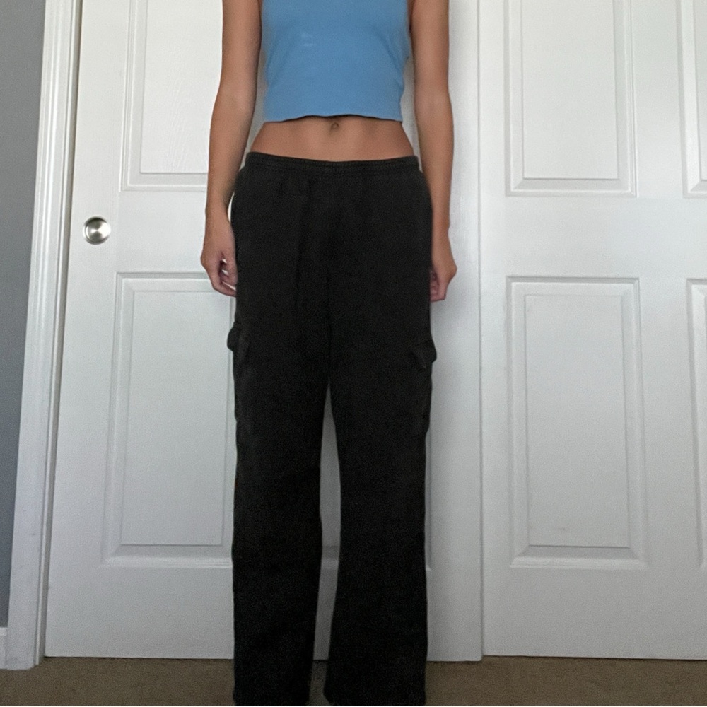 Brandy Melville Black Anastasia Soft Pocket Sweats